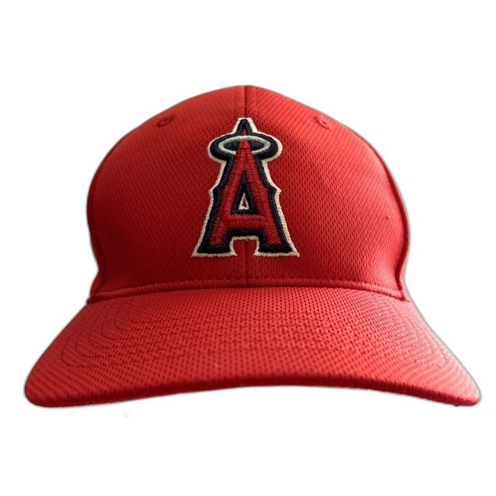 Los Angeles Angels Youth Baseball Cap Adjustable Unisex   Red # 1